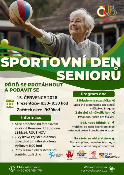 Sportovní den seniorů v Rousímově
